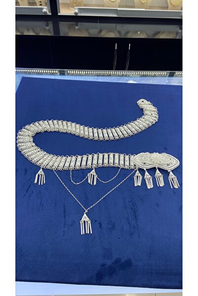 Midyat Artuklu Gümüşçülük FişekModeli Telkari Gümüş Kemer