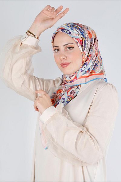 Alvina ALVINA DIGITAL ORGANIC SCARF 8135