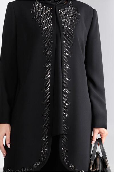 Alvina STAPLE DETAIL CREPE TRIPLE PANT SET 30270