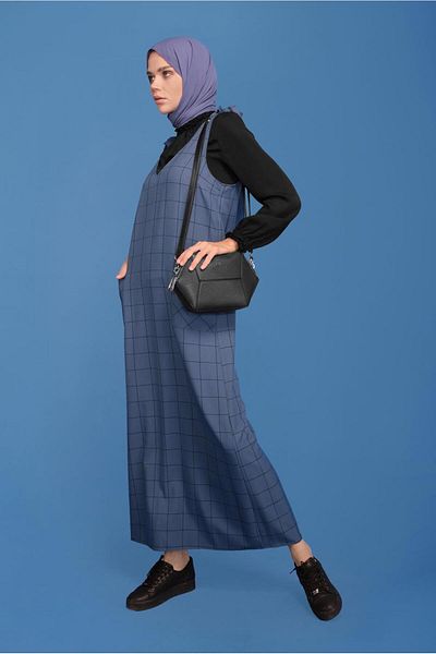 TRENDTESETTÜR Γυναικείο T-Shirt Navy Blue Indigo - 40832 44434 Gilet 38/44