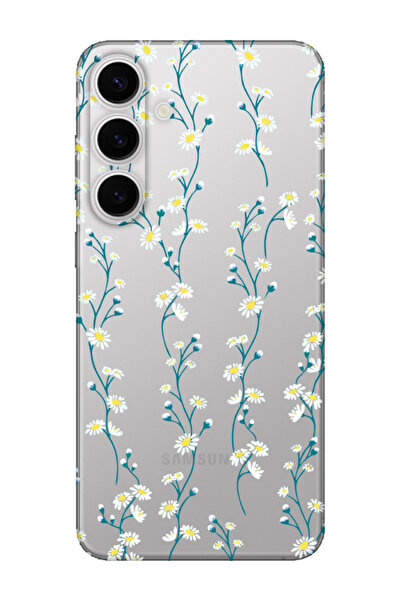 frondcase حافظة هاتف شفافة لهاتف سامسونج S24 FE ديزي كرمة