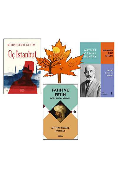 Alfa Yayınları Üç İstanbul - Fatih Ve Fetih - fatih sultan mehmet  Mehmet Âki...
