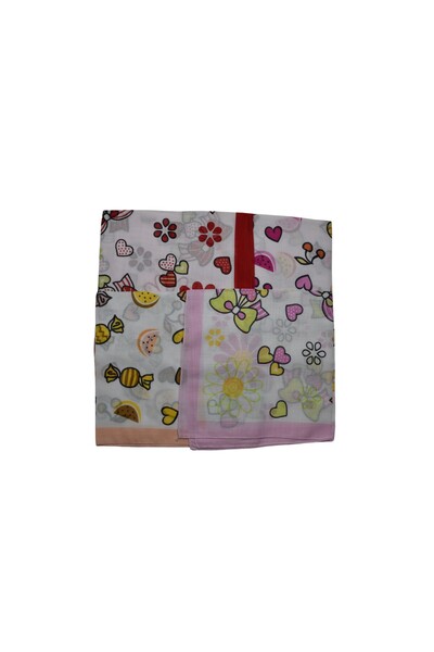 artıbir bodrum 4-Piece Children's Bandanas - Floral and Mixed Pattern