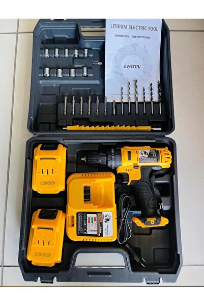 Melzohome 21 VOLT ÇİFT BATARYALI HIZLI ŞARJ FULL SET SARJLI MATKAP