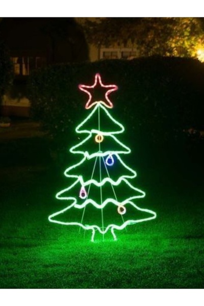KAMER NEON LED IŞIKLI NOEL YILBAŞI ÇAM AĞACI