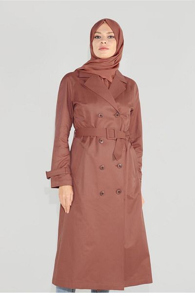 TRENDTESETTÜR ΓΥΝΑΙΚΕΙΟ ΚΑΦΕ (ΤΟΚΙ) T 10198 SAPANCA TRENCH COAT