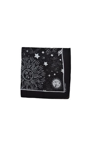 artı bir bodrum Atmosphere Pattern Bandana - Τετράγωνο