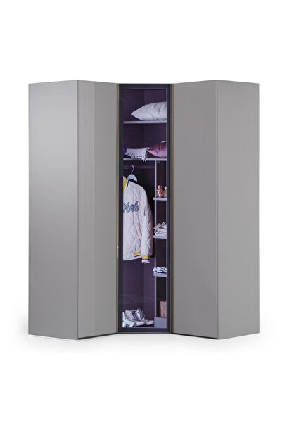 Bubuhome ELEGANT 3 KAPAKLI GENÇ ODASI KÖŞE DOLAP