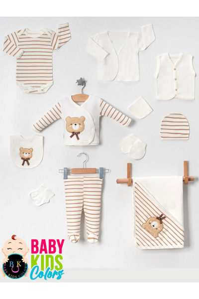 baby kids colors Hastahane Çıkışı 10'lu Organik Lüks Anti Alerjik Yeni Doğan ...