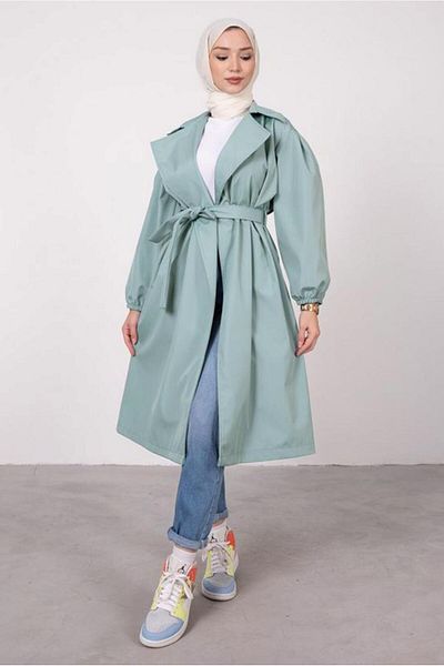 TRENDTESETTÜR Γυναικεία μπλε (AQUA) μανσέτες με ελαστική ζώνη T 9285