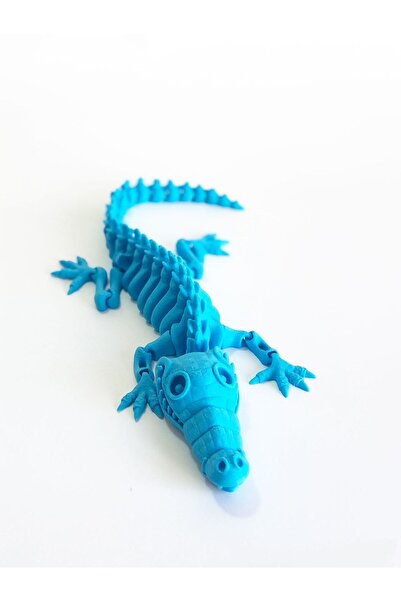 NBShop Hareketli Iskelet Timsah - Mavi