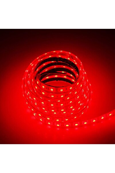 Mervesan Oto Led Ampul Iç Kırmızı Şerit Led 5mt Araç Içi Kırmızı Şerit 5mt Le...