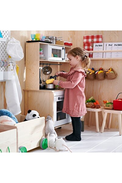 IKEA Latsas Peluş Oyuncak Meyve Sepeti Renkli Meyveleriyle 12 Parça