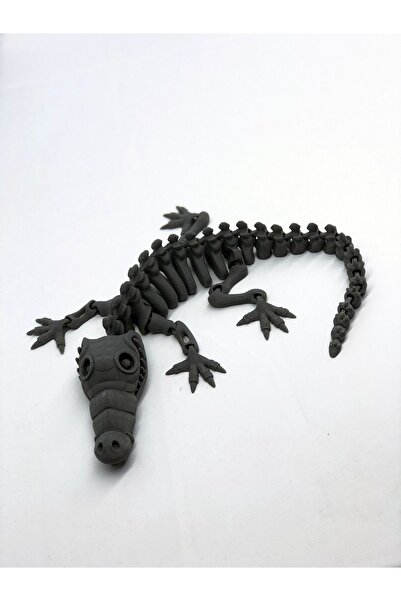 NBShop Hareketli Iskelet Timsah - Gri