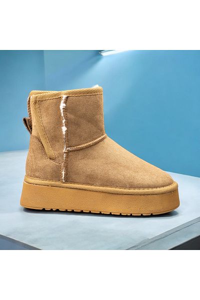 JOJO KIDS Детски пухкави ботуши, с дебела подметка, скрито велкро, гъвкави и леки