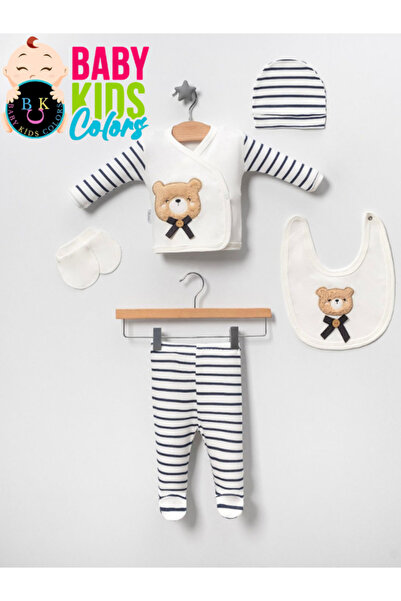 baby kids colors طقم ملابس داخلية فاخرة لحديثي الولادة من المستشفى مكون من 5 ...