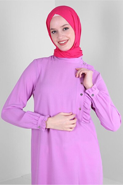 TRENDTESETTÜR شال نسائي فوشيا عادي T 8236