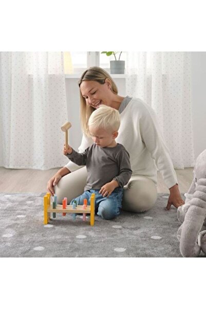 IKEA Uppsta Çocuk Eğitici Çekiç Bloğu Oyuncak