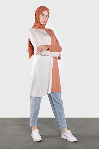Alvina Two Color Knitting Tunics 41065