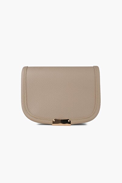 WATCHOFROYAL Women's Bag Beige Shoulder Bag Patterned Vegan Leather DANNY