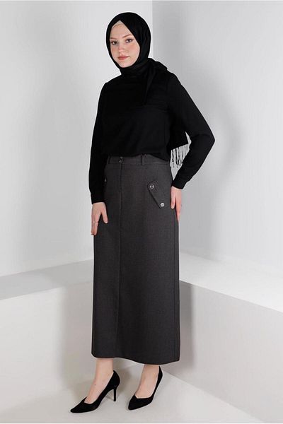 TRENDTESETTÜR ΓΥΝΑΙΚΕΙΑ ΜΑΥΡΗ ΚΡΕΠ ΜΠΛΟΥΖΑ T 43381