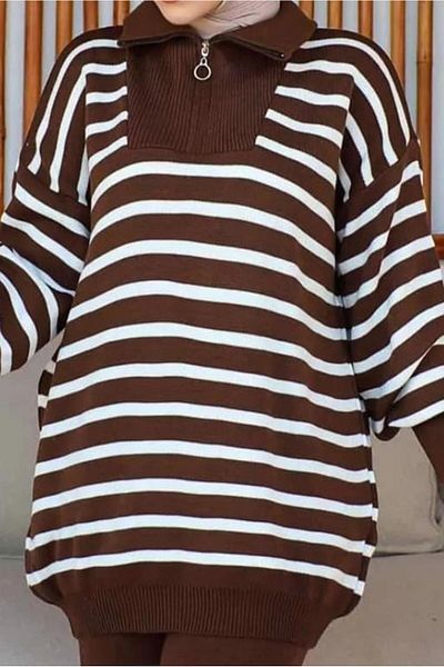TRENDTESETTÜR ΓΥΝΑΙΚΕΙΟ ΣΕΤ ΠΛΕΚΤΟ ΚΑΦΕ ΡΙΓΕ ΠΑΝΤΕΛΟΝΙ T 7403