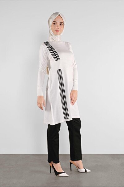 Alvina ΤΟΥΝΙΚ ΠΛΕΚΤΟ ΜΕ ΛΕΠΤΟΜΕΡΗ ΣΤΡΙΓΓΙΑ 41007