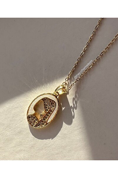 shop İnci Küpeli Kız Çelik Kolye