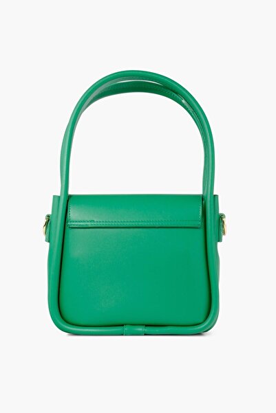 WATCHOFROYAL Green Double Shoulder Bag - Gold Detailed Maria