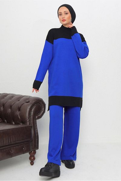 TRENDTESETTÜR ΓΥΝΑΙΚΕΙΟ ΣΕΤ ΠΑΝΤΕΛΟΝΙ ΜΕ ΣΚΟΥΡΟ ΜΠΛΕ (SAKS) ΚΟΥΦΙΟ ΓΙΑΚΑ T 1108