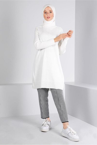 TRENDTESETTÜR WOMEN'S BLACK Knitwear Pants T 70433