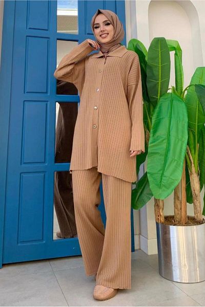 TRENDTESETTÜR ΓΥΝΑΙΚΕΙΟ ΣΕΤ ΠΛΕΚΤΟ ΜΕ ΠΑΝΤΕΛΟΝΙ TABA T 54222