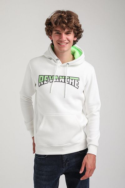 NEW WORLD POLO Hooded Ecru Slim Fit Hoodie 23Fwm64058