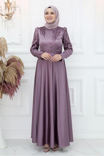 TRENDTESETTÜR ROCHIE DE SEARĂ DETALIE PIATRĂ MOV (LEVANTA) T 1653