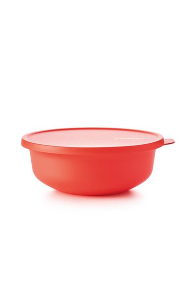 Tupperware حاوية تخزين الفواكه والخضروات من روبين بينك ألوها - 1 لتر
