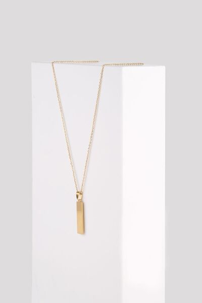WATCHOFROYAL Zeno Gold Çeli?k Kolye