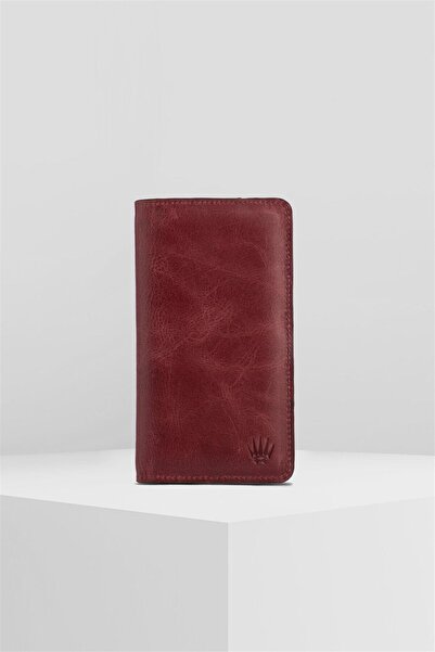 WATCHOFROYAL Elegant Tiguan Bordo Telefon Cüzdani