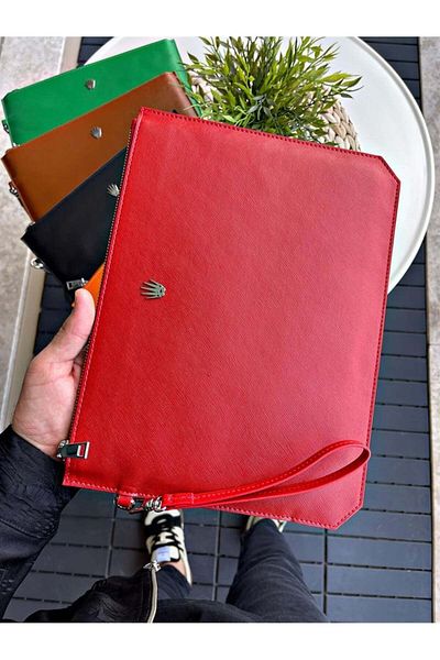 WATCHOFROYAL Clutch Red Handbag