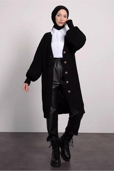 TRENDTESETTÜR ΓΥΝΑΙΚΕΙΑ ΜΑΥΡΑ ΠΛΕΚΤΑ ΜΑΝΙΚΙΑ ΚΟΥΜΠΟΥΡΑ ΖΑΚΑΡΑ T 1876