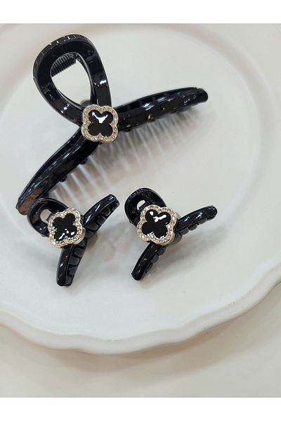 GÜLPEŞE Set de 3 catarame negre
