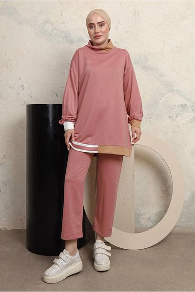 TRENDTESETTÜR ΓΥΝΑΙΚΕΙΑ ΠΟΥΔΡΑ ΤΡΙΧΡΩΜΙΑ ΦΟΡΜΑ ΜΕ ΠΑΝΤΕΛΟΝΙ T 2043