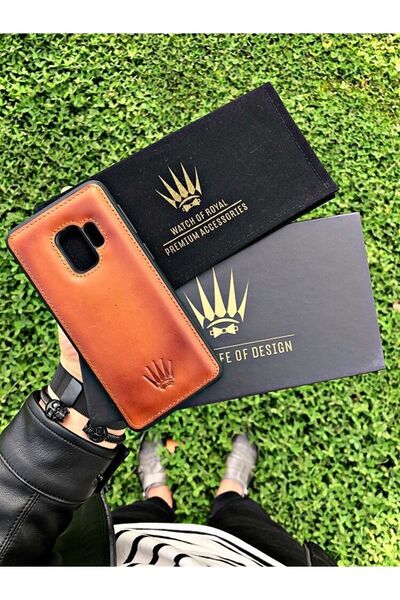 WATCHOFROYAL Samsung S9 Tan Leather