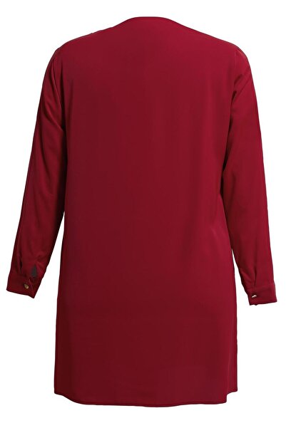 Alvina Plus Size Pleated Detailed Tunic 20402
