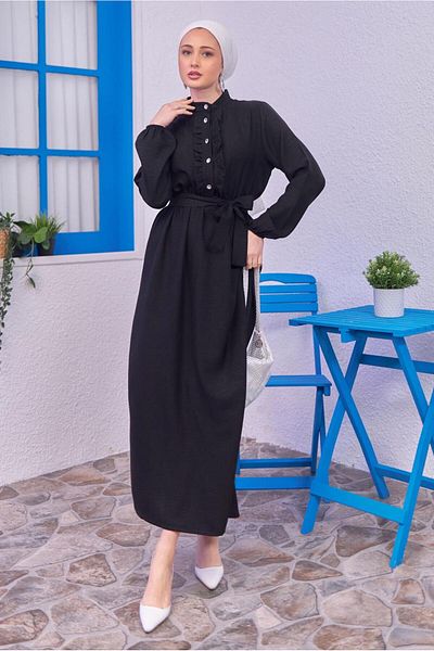TRENDTESETTÜR ΓΥΝΑΙΚΕΙΟ ΜΑΥΡΟ ΦΟΡΕΜΑ ΖΩΝΗΣ T 1583