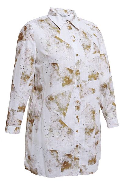 Alvina Plus Size Patterned Tunic 20512