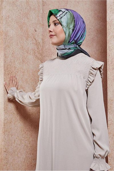 Alvina ALVINA 8426 Model Marble Patterned Scarf