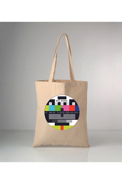 GİFTORA Funny Humor-11 Printed Raw Cloth Bag 35X40 cm