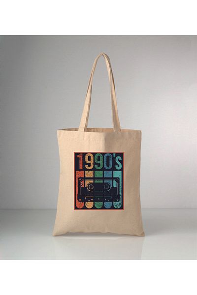 GİFTORA Funny Humor-12 Printed Raw Cloth Bag 35X40 cm