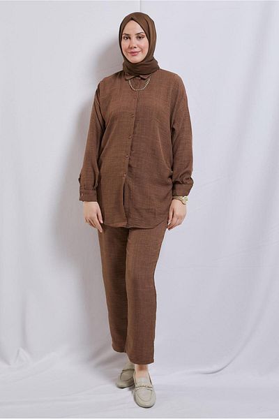TRENDTESETTÜR ΓΥΝΑΙΚΕΙΟ ΣΕΤ ΠΑΝΤΕΛΟΝΙ ΜΕ ΑΛΥΣΙΔΑ ΚΑΦΕ T 2812