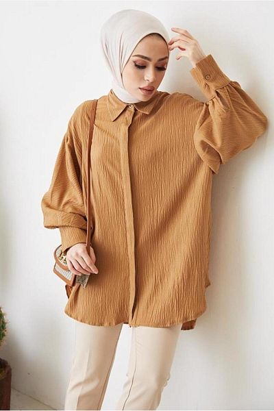 TRENDTESETTÜR WOMEN'S PINK SHELL SHIRT TUNIC T 64416